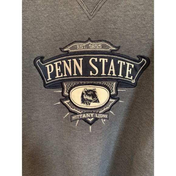 Penn State Nittany Lions Sweatshirt By Midwest Embroidery Size Medium Blue - Picture 2 of 12